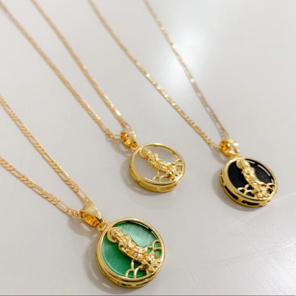 Buddha Necklace | 18k Gold Filled